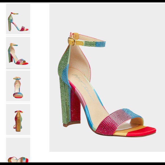 Betsey Johnson Shoes - Betsey Jonson Rhinestone Sz 6.5M fit 7 narrow